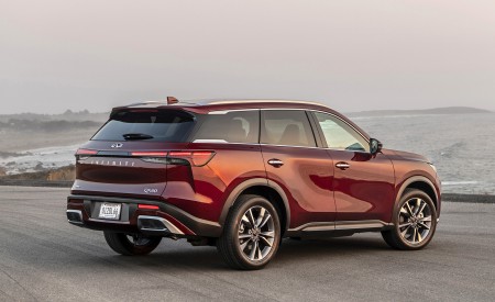 2022 Infiniti QX60 Luxe AWD Rear Three-Quarter Wallpapers 450x275 (7)