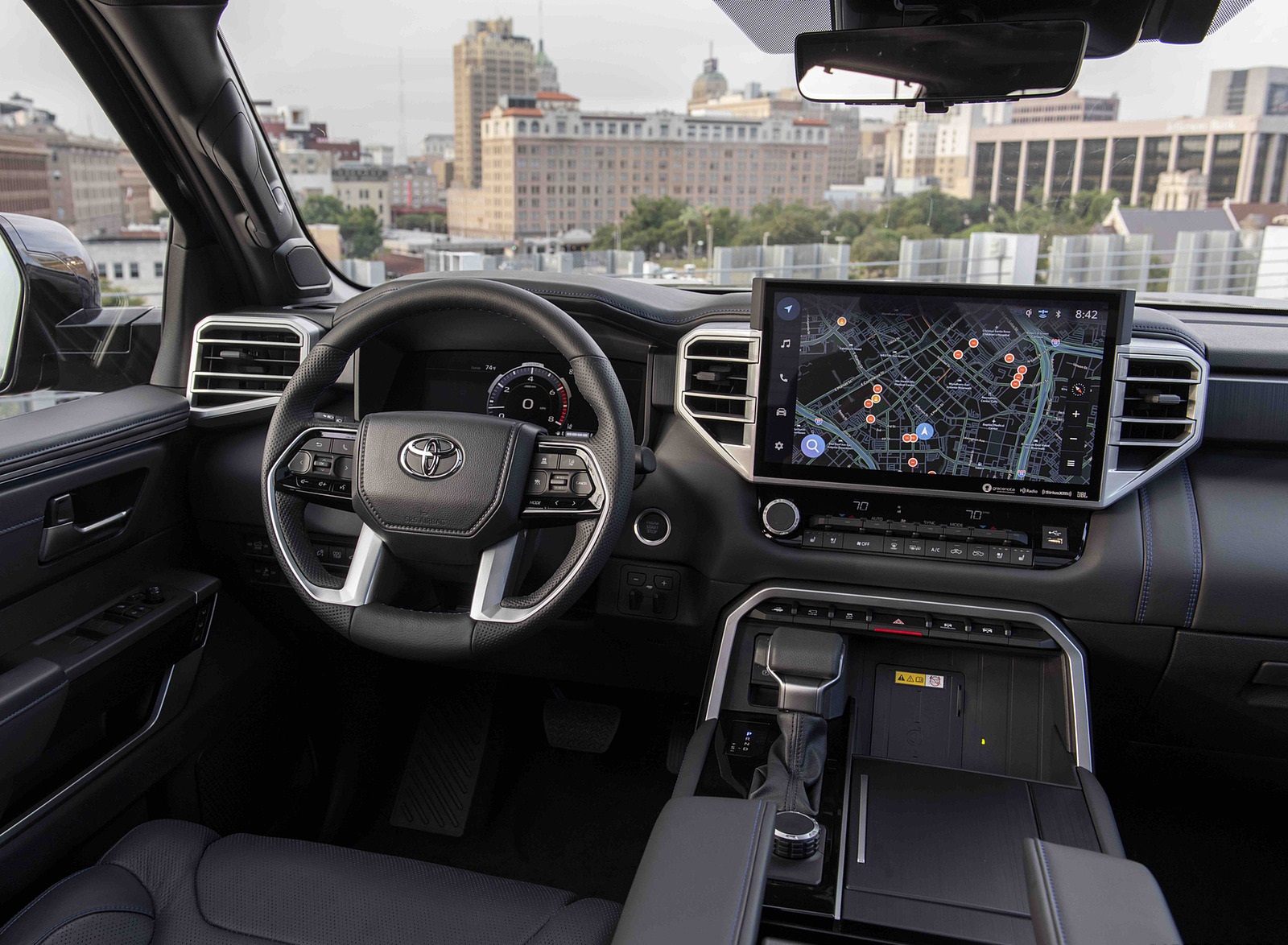 2022 Toyota Tundra Platinum (Color: Blueprint) Interior Wallpapers (7)