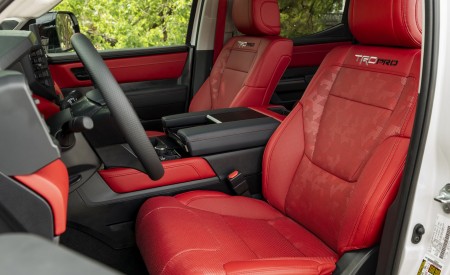 2022 Toyota Tundra TRD Pro Interior Front Seats Wallpapers 450x275 (21)