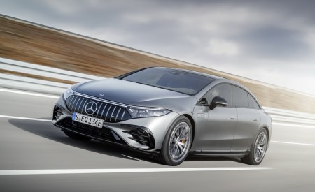 2023 Mercedes-AMG EQS 53 4MATIC+ Front Three-Quarter Wallpapers 450x275 (3)