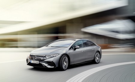 2023 Mercedes-AMG EQS 53 4MATIC+ Front Three-Quarter Wallpapers 450x275 (8)