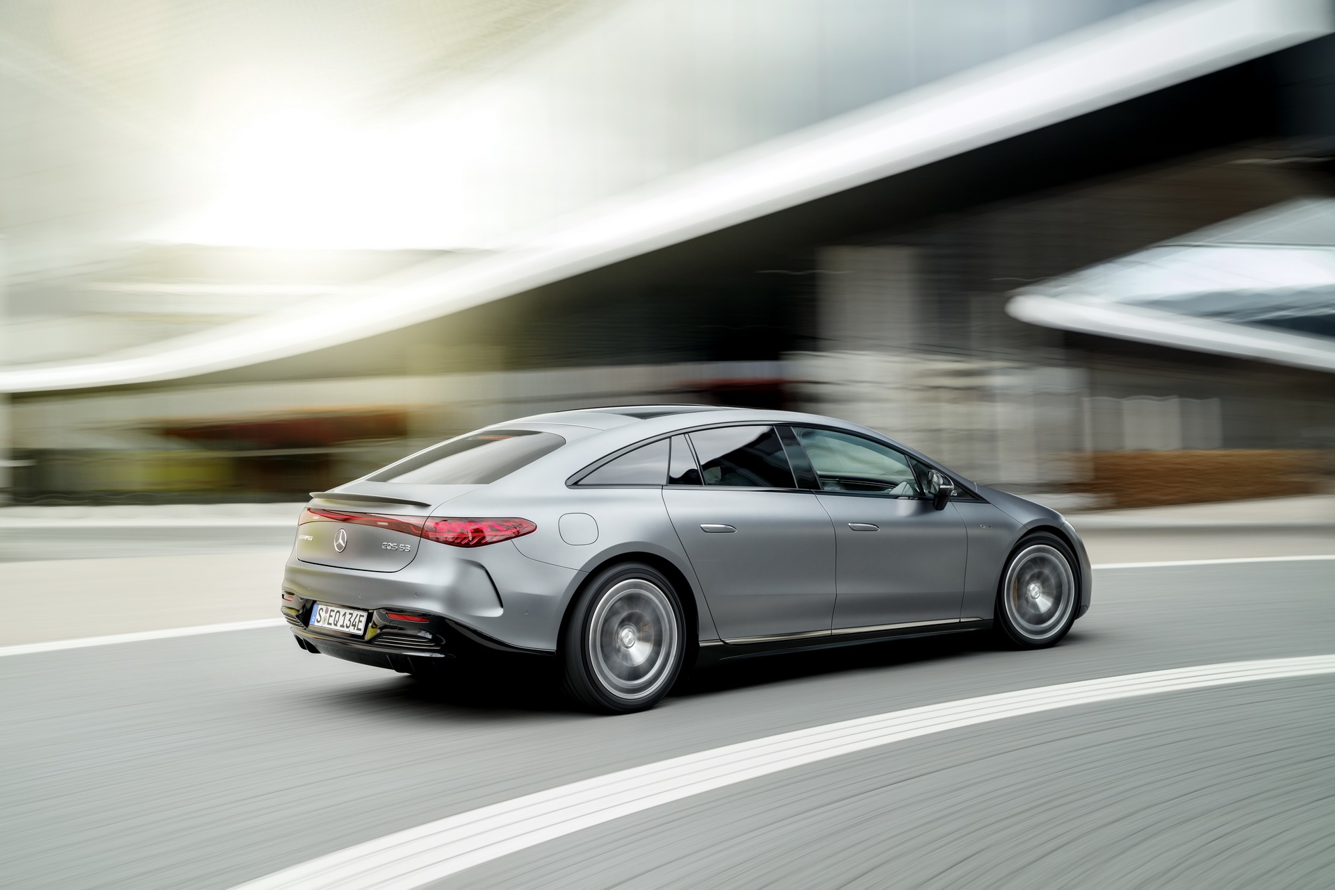 2023 Mercedes-AMG EQS 53 4MATIC+ Rear Three-Quarter Wallpapers (11)