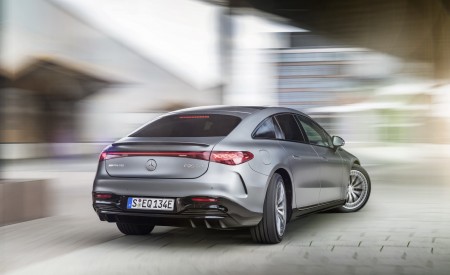 2023 Mercedes-AMG EQS 53 4MATIC+ Rear Three-Quarter Wallpapers 450x275 (12)