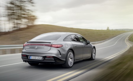 2023 Mercedes-AMG EQS 53 4MATIC+ Rear Three-Quarter Wallpapers 450x275 (5)