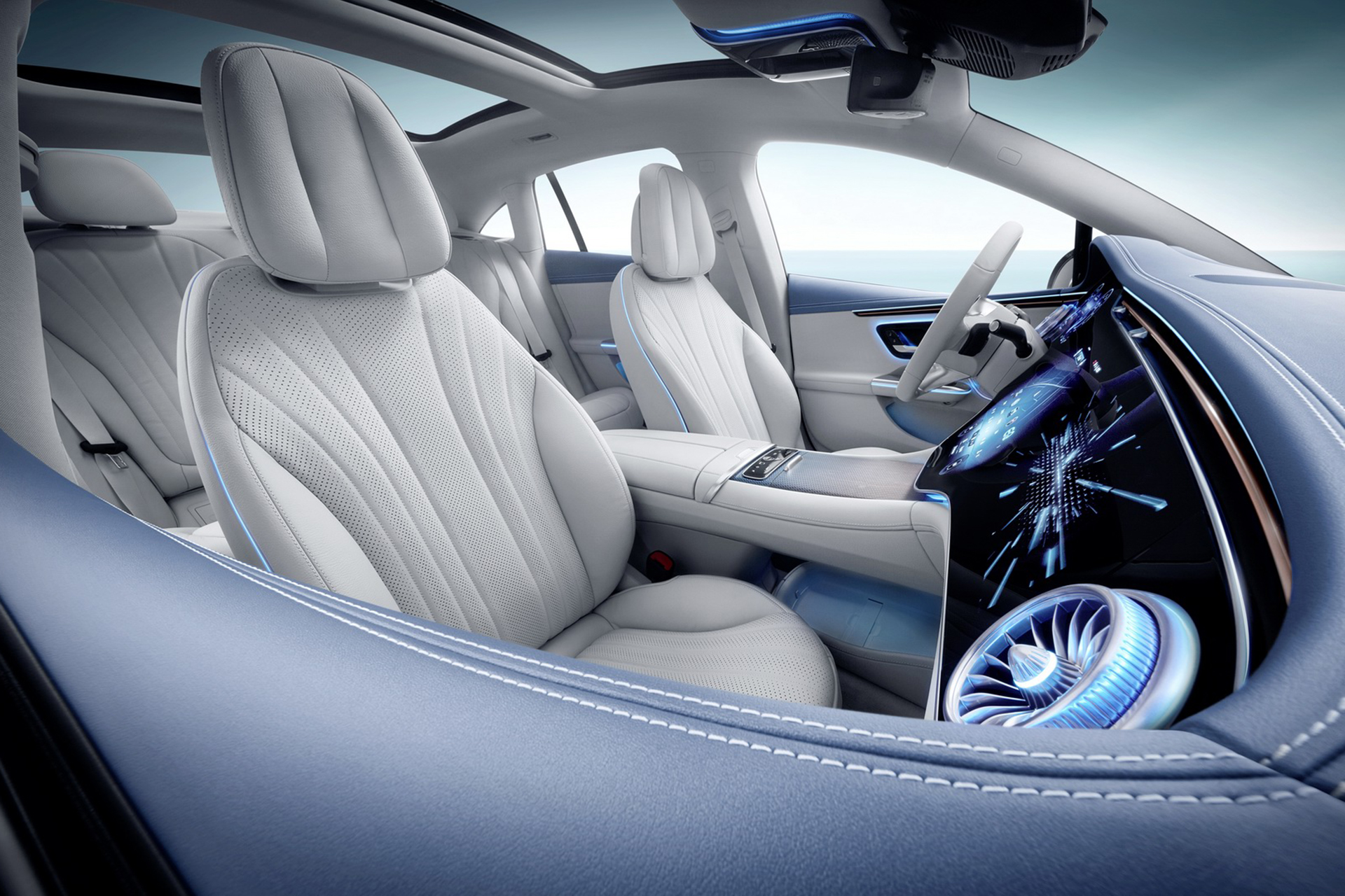 2023 Mercedes-Benz EQE 350 Edition 1 AMG Line Interior Front Seats Wallpapers #72 of 101