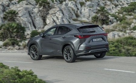 2021 Lexus NX 450h+ (Euro-Spec) Rear Three-Quarter Wallpapers 450x275 (17)