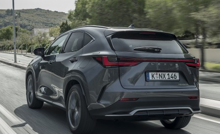 2021 Lexus NX 450h+ (Euro-Spec) Rear Three-Quarter Wallpapers 450x275 (36)