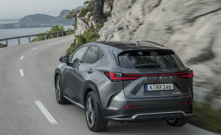 2021 Lexus NX 450h+ (Euro-Spec) Rear Three-Quarter Wallpapers  450x275 (18)