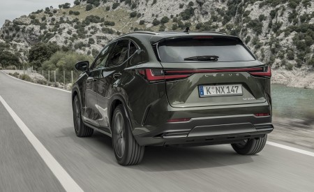 2021 Lexus NX 450h+ (Euro-Spec) Rear Three-Quarter Wallpapers 450x275 (95)