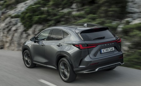 2021 Lexus NX 450h+ (Euro-Spec) Rear Three-Quarter Wallpapers  450x275 (37)