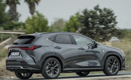 2021 Lexus NX 450h+ (Euro-Spec) Rear Three-Quarter Wallpapers 450x275 (19)