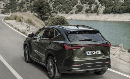 2021 Lexus NX 450h+ (Euro-Spec) Rear Three-Quarter Wallpapers 450x275 (101)