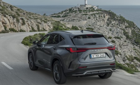 2021 Lexus NX 450h+ (Euro-Spec) Rear Three-Quarter Wallpapers 450x275 (21)