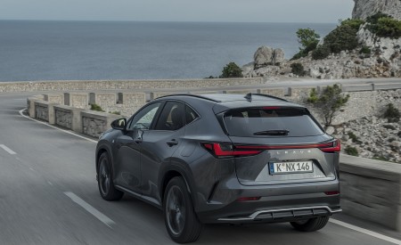 2021 Lexus NX 450h+ (Euro-Spec) Rear Three-Quarter Wallpapers 450x275 (3)