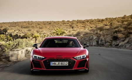 2022 Audi R8 Coupe V10 Performance RWD (Color: Tango Red) Front Wallpapers 450x275 (136)