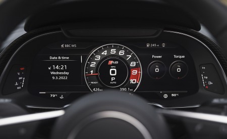 2022 Audi R8 Coupe V10 Performance RWD (UK-Spec) Digital Instrument Cluster Wallpapers 450x275 (94)