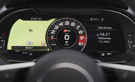 2022 Audi R8 Coupe V10 Performance RWD (UK-Spec) Digital Instrument Cluster Wallpapers 450x275 (95)