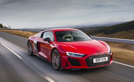 2022 Audi R8 Coupe V10 Performance RWD (UK-Spec) Front Three-Quarter Wallpapers 450x275 (31)