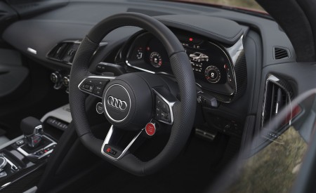 2022 Audi R8 Coupe V10 Performance RWD (UK-Spec) Interior Steering Wheel Wallpapers 450x275 (104)