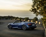 2022 Audi R8 Spyder V10 Performance RWD (Color: Ascari Blue Metallic) Side Wallpapers 150x120