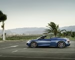 2022 Audi R8 Spyder V10 Performance RWD (Color: Ascari Blue Metallic) Side Wallpapers 150x120