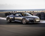 2022 Audi R8 Spyder V10 Performance RWD (Color: Daytona Gray Metallic) Front Three-Quarter Wallpapers 150x120