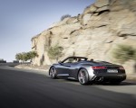 2022 Audi R8 Spyder V10 Performance RWD (Color: Daytona Gray Metallic) Rear Three-Quarter Wallpapers 150x120