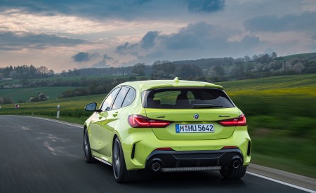 2022 BMW M135i Rear Three-Quarter Wallpapers 450x275 (26)