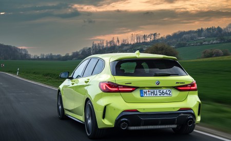 2022 BMW M135i Rear Three-Quarter Wallpapers 450x275 (27)