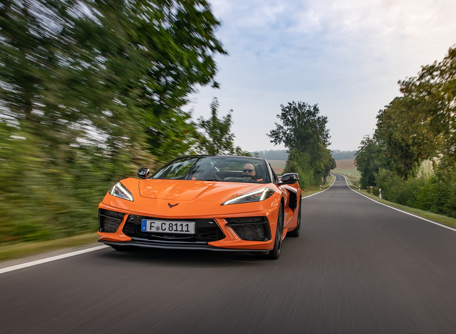 2022 Chevrolet Corvette Stingray Convertible (Euro-Spec) Front Wallpapers (8)