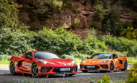 2022 Chevrolet Corvette Stingray Convertible (Euro-Spec) Front Wallpapers 450x275 (14)