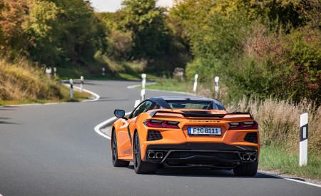 2022 Chevrolet Corvette Stingray Convertible (Euro-Spec) Rear Wallpapers 450x275 (5)