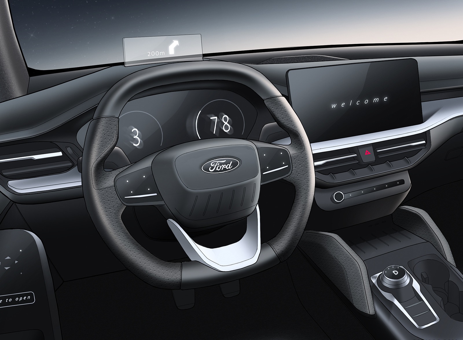 2022 Ford Focus Design Sketch Wallpapers (9)