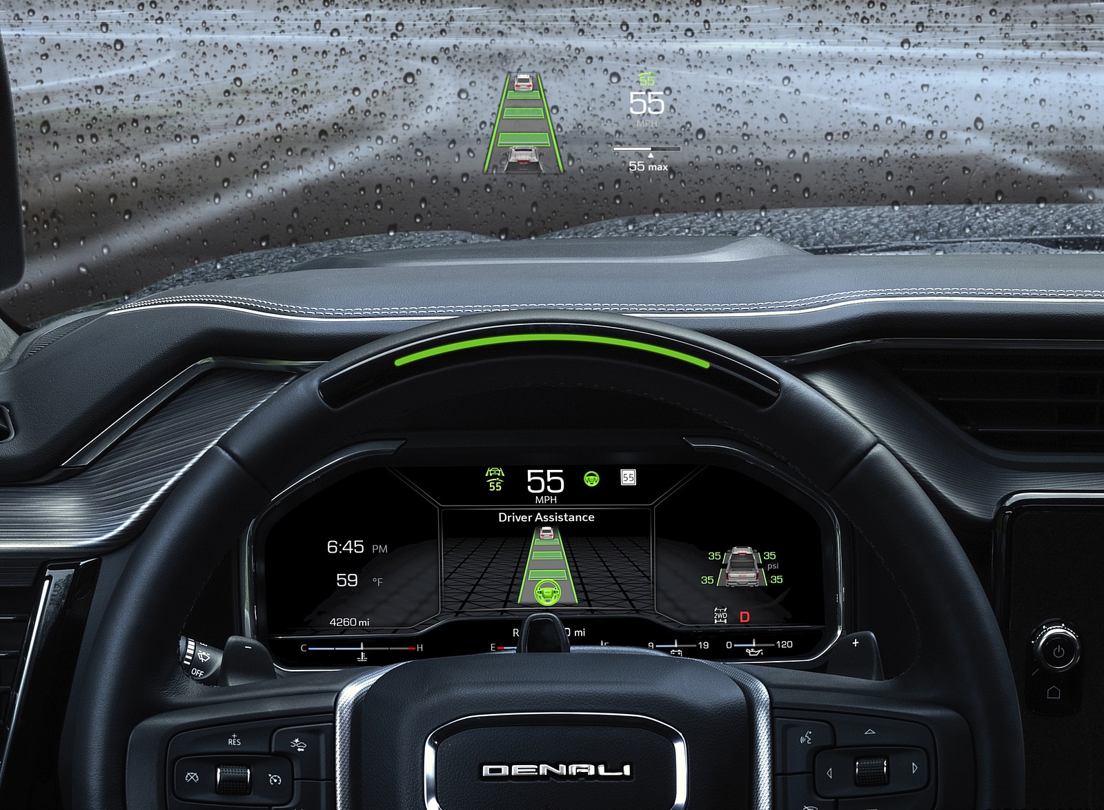 2022 GMC Sierra Denali Ultimate Digital Instrument Cluster Wallpapers (7)