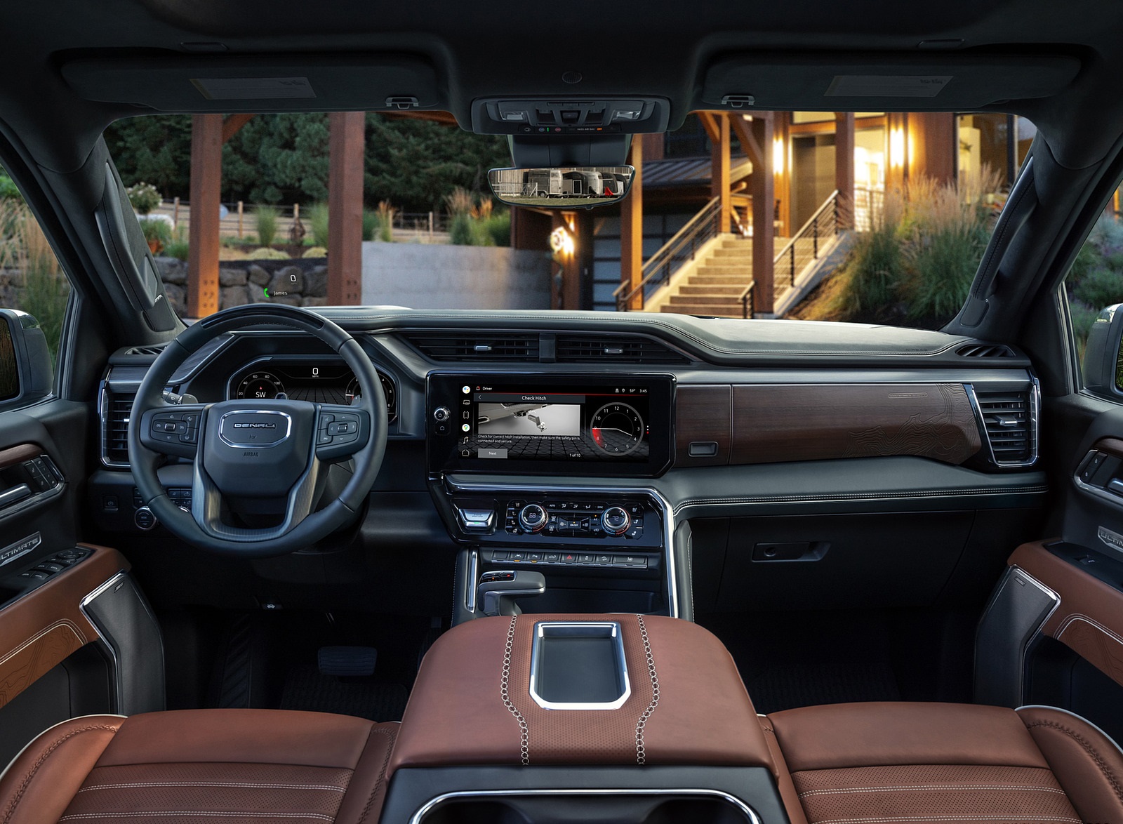 2022 GMC Sierra Denali Ultimate Interior Cockpit Wallpapers (8)