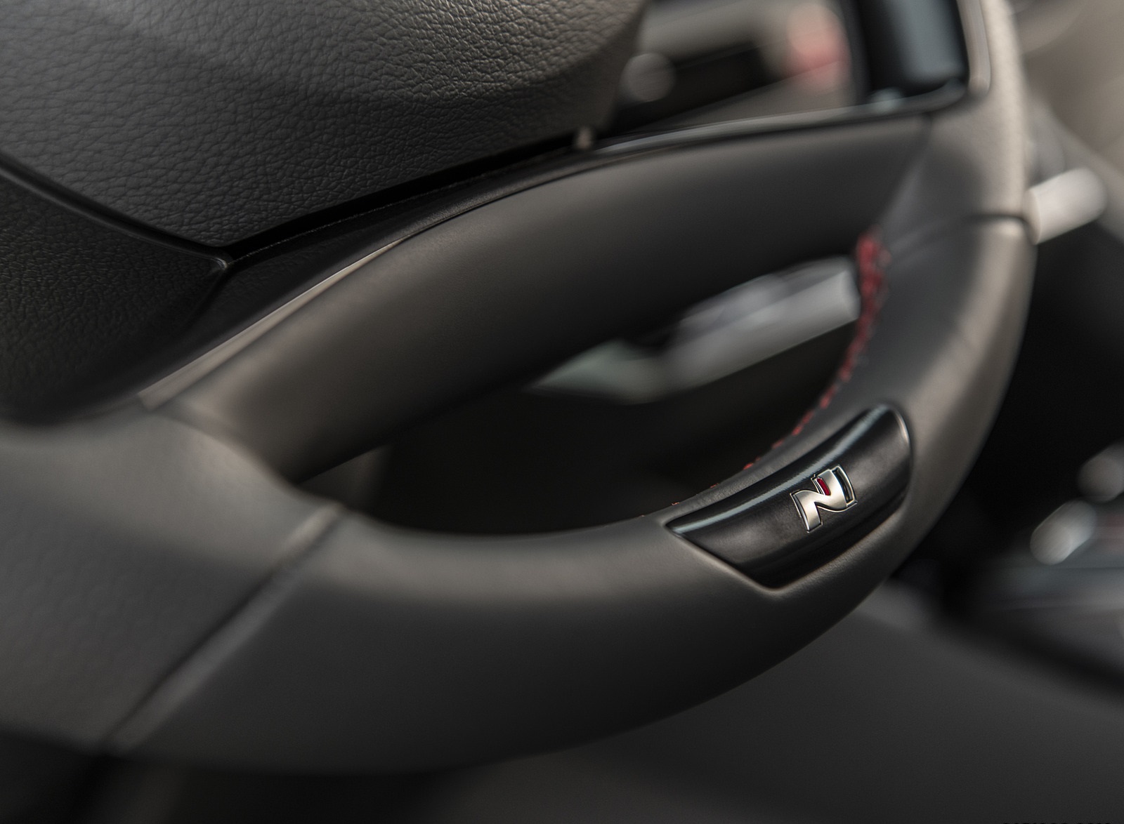 2022 Hyundai Sonata N Line Night Edition Interior Steering Wheel Wallpapers #22 of 23