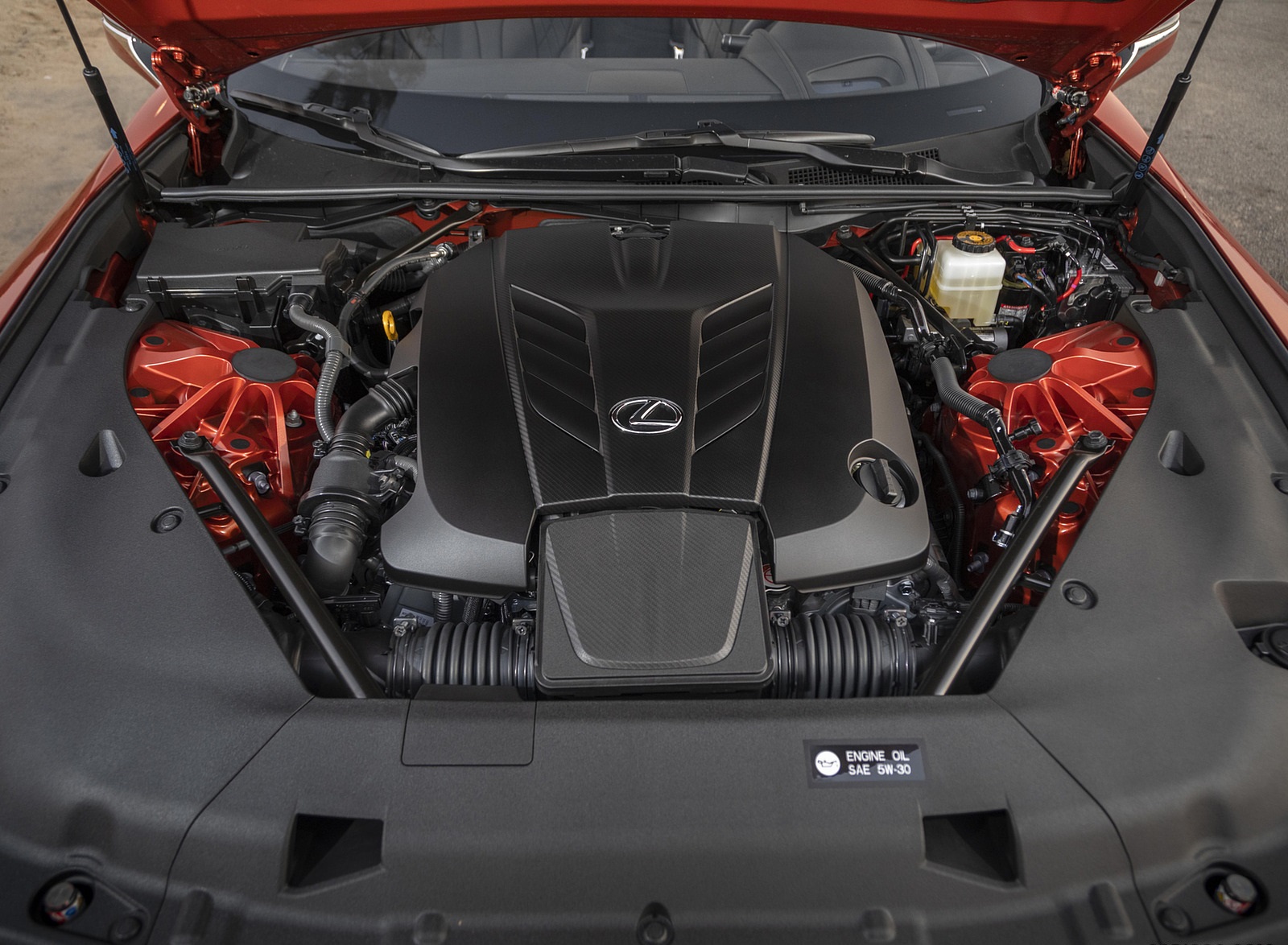 2022 Lexus LC 500 Convertible Engine Wallpapers (14)