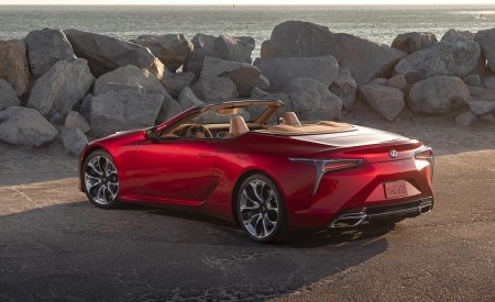 2022 Lexus LC 500 Convertible Rear Three-Quarter Wallpapers 450x275 (6)
