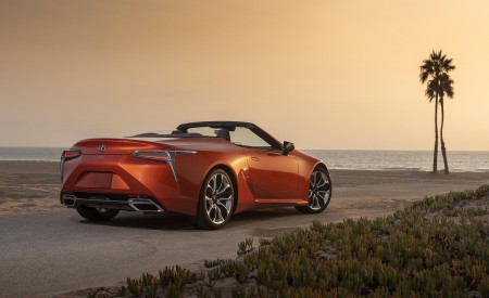 2022 Lexus LC 500 Convertible Rear Three-Quarter Wallpapers 450x275 (4)