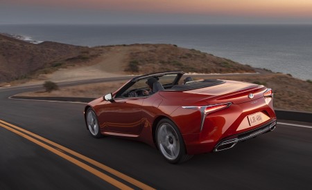 2022 Lexus LC 500 Convertible Rear Three-Quarter Wallpapers 450x275 (2)