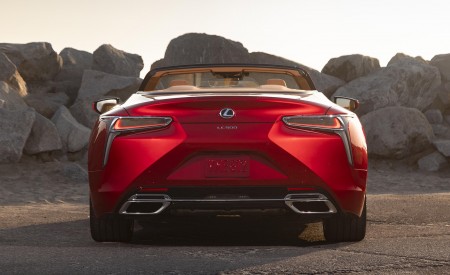 2022 Lexus LC 500 Convertible Rear Wallpapers 450x275 (7)