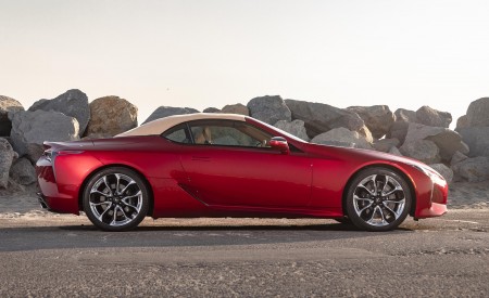 2022 Lexus LC 500 Convertible Side Wallpapers 450x275 (8)