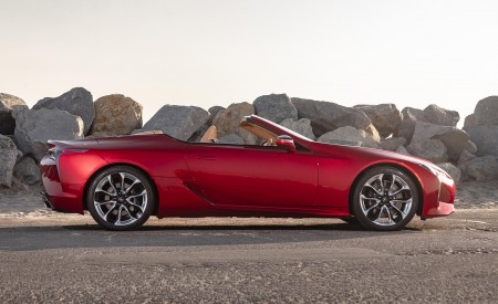 2022 Lexus LC 500 Convertible Side Wallpapers 450x275 (9)