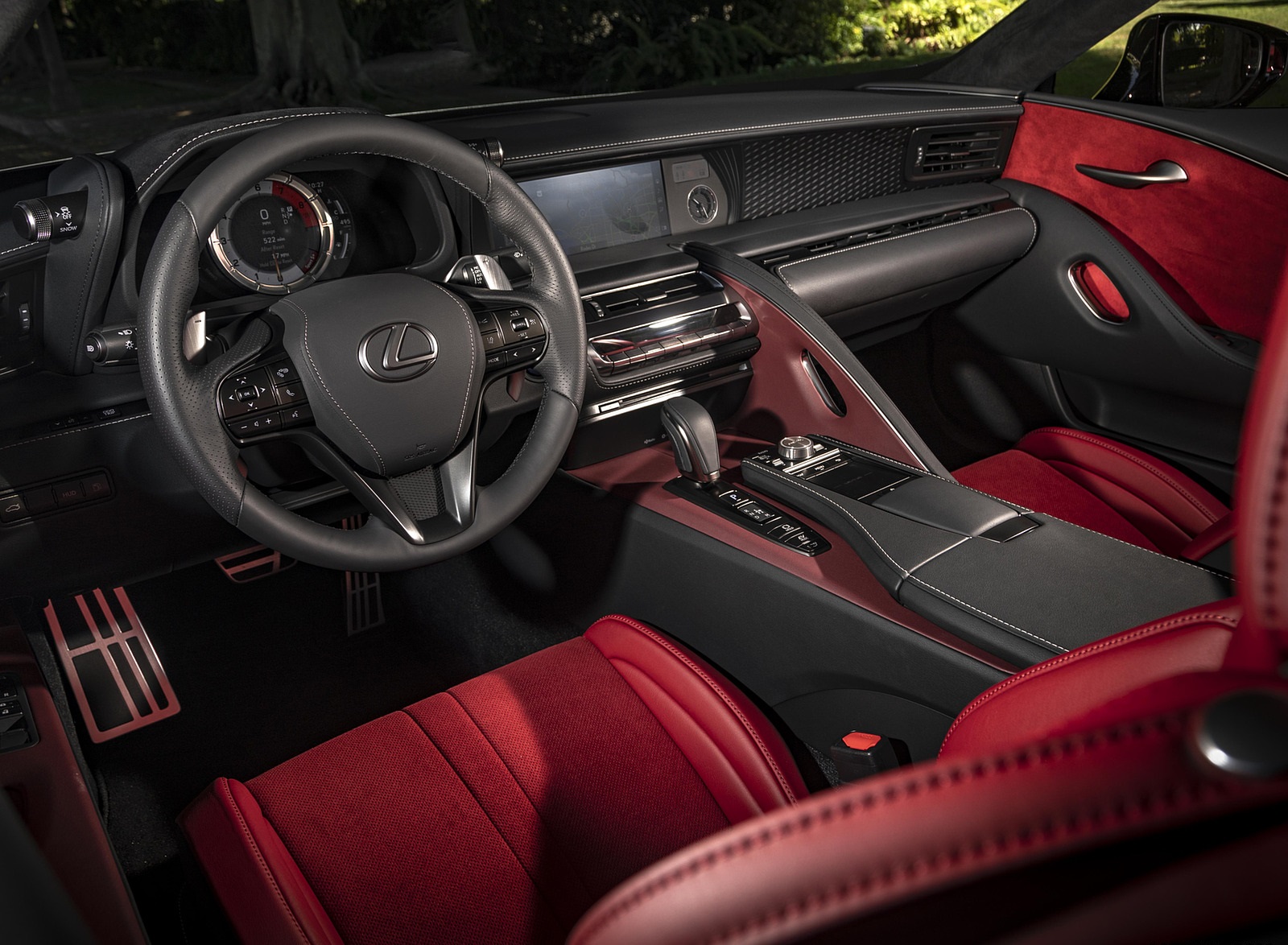 2022 Lexus LC 500h Coupe Interior Wallpapers (11)