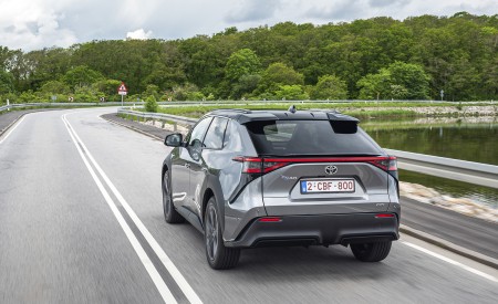 2022 Toyota bZ4X BEV (Euro-Spec) Rear Wallpapers 450x275 (9)