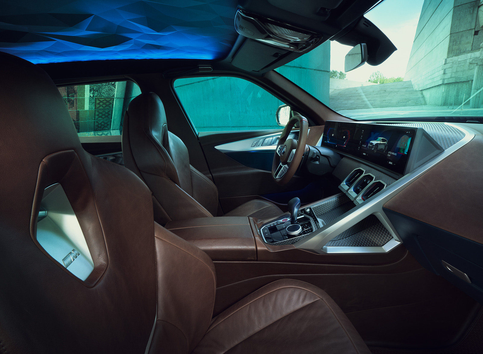 2021 BMW XM Concept Interior Front Seats Wallpapers #29 of 66