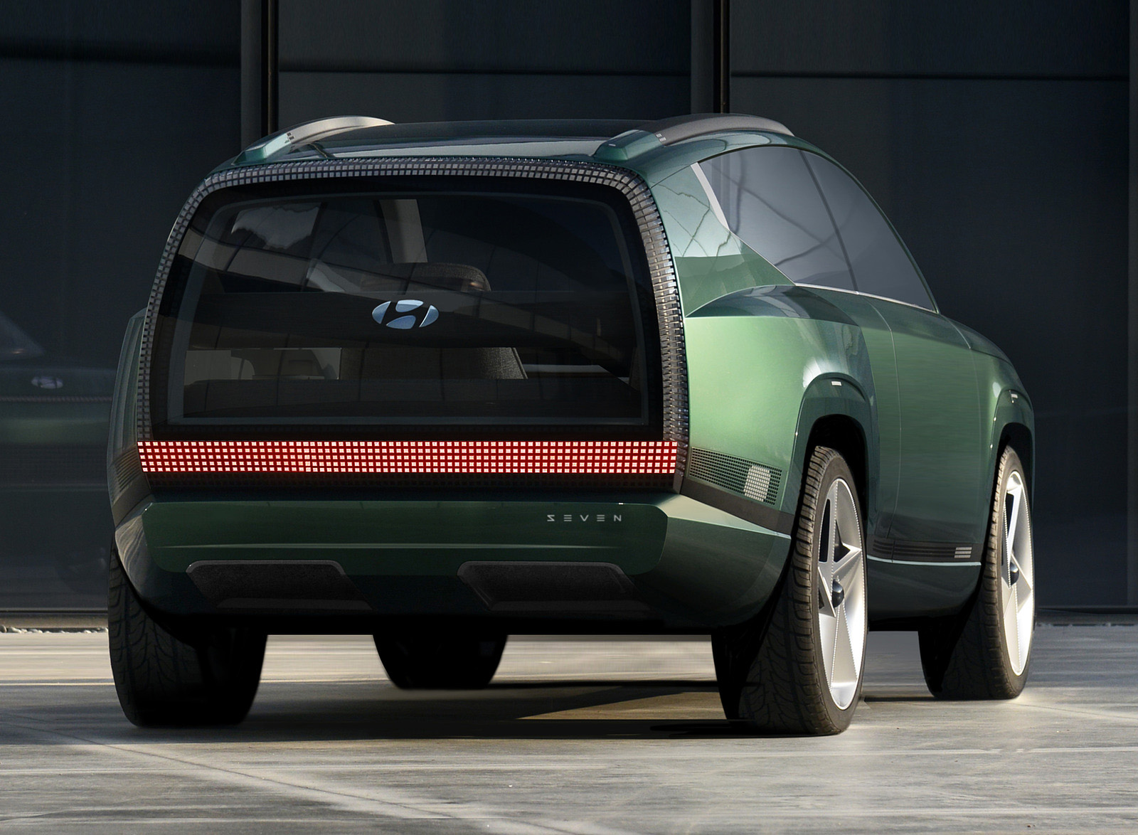 2021 Hyundai SEVEN Concept Rear Wallpapers (2)
