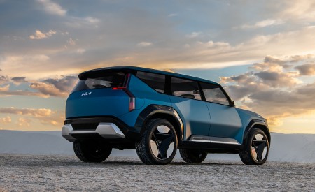 2021 Kia EV9 Concept Rear Three-Quarter Wallpapers 450x275 (9)