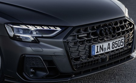 2022 Audi A8 (Color: Daytona Grey Matt Effect) Headlight Wallpapers 450x275 (40)