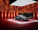 2022 Audi A8 L (Color: Manhattan Grey) Front Three-Quarter Wallpapers 150x120